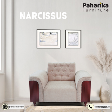 Narcissus Wood Sofa (1 Seater) | SSC-304