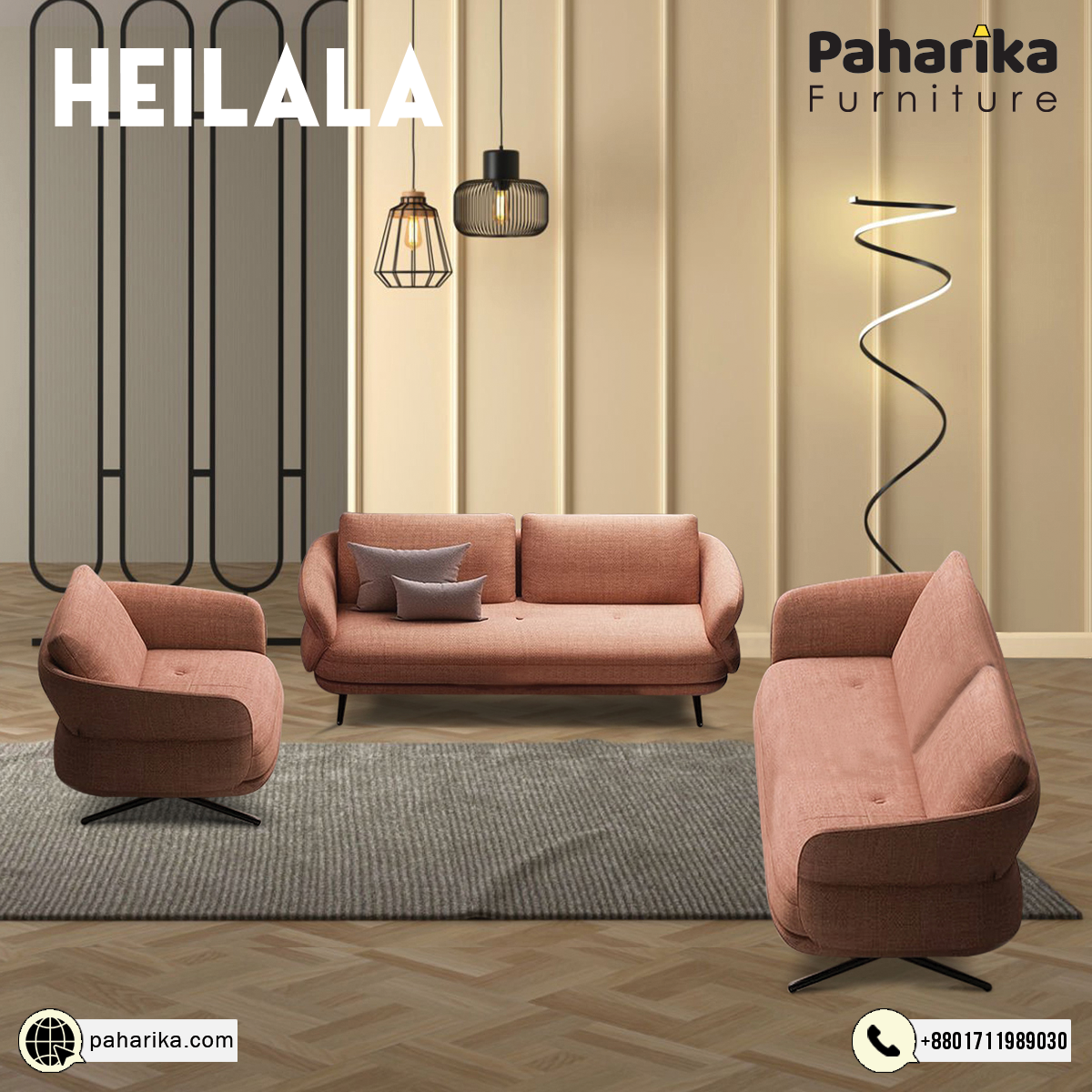 Heilala Sofa (2+2+1 Seater) | SFS-306