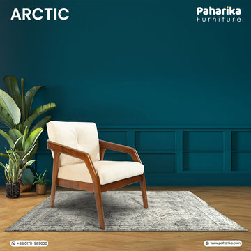 Arctic Wooden Sofa (1 Seater) | SSC-301