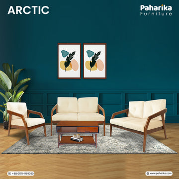 Arctic Wooden Sofa (2+2+1 Seater) | SFS-301