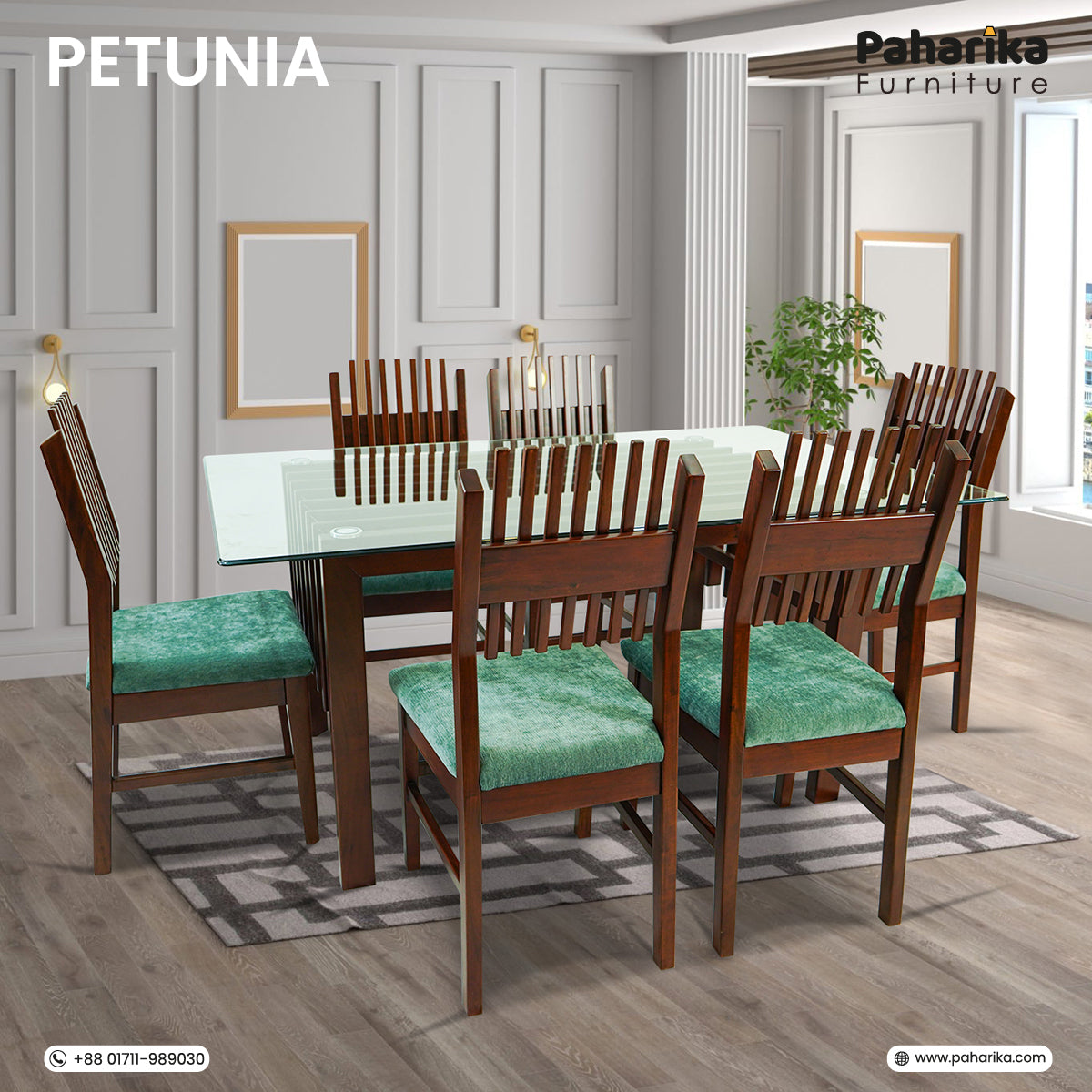 Pentunia Wooden Dining Set | TDD/CFD-301